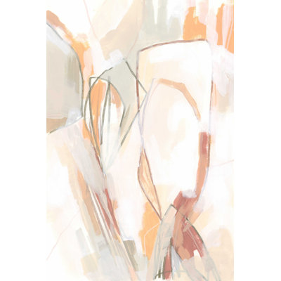 «Peach Puzzle I» par June Erica Vess - reproduction d'art sur toile tendue