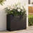Galvanized Steel Metal Planter Box, Large Rectangular Planter Box with Drainage Holes, Modern Outdoor Planter Box for Indoor & Outdoor Use, Tall Plants, Flowers or Shrubs-1420004110-1430869437