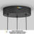 Morriah LED Pendant Light Multiple CCT, Black