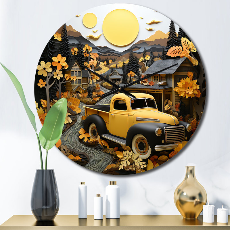 Corline - Horloge murale de transport, Moyenne