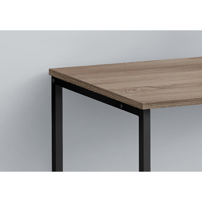 Computer Desk, Home Office, Laptop, Left, Right Set-up, Storage Drawers, 40"L, Work, Metal, Beige/Black