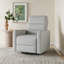 Mila Upholstered Rocking Swivel Power Recliner