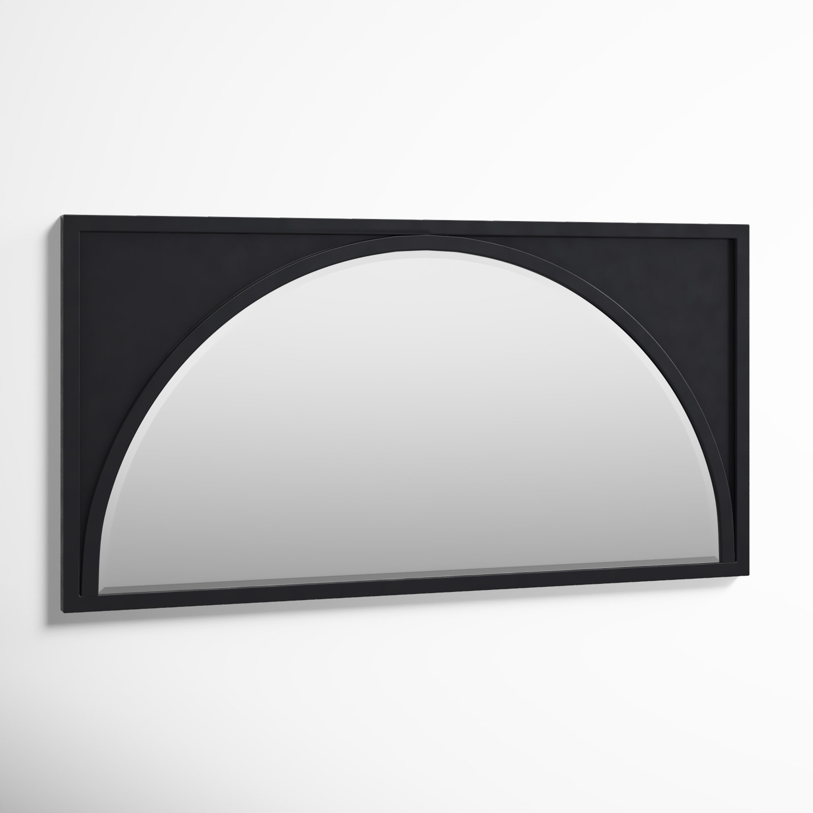 Abie 22" Accent Mirror, Black