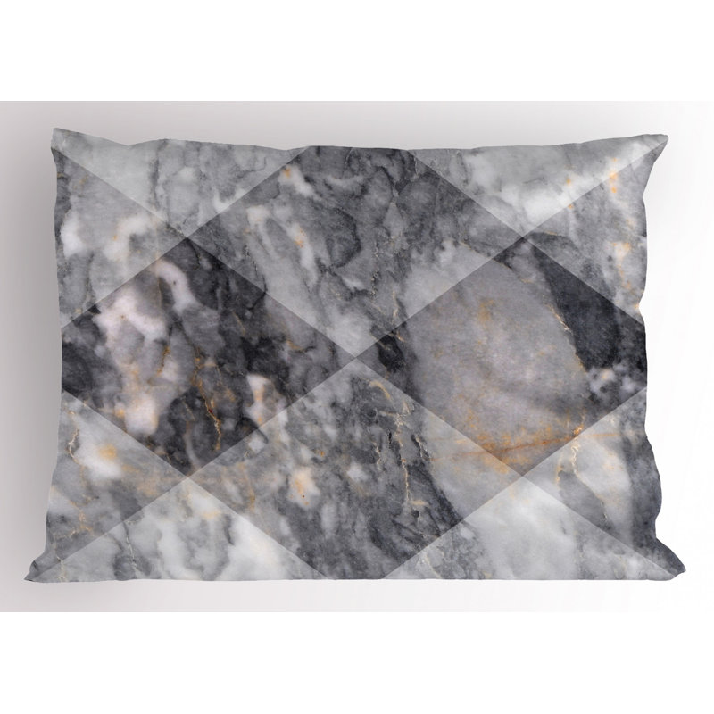 Polyester Abstract Sham Set, Twin