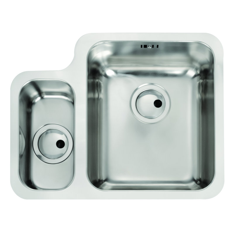 Abode Designs Matrix 450mm W Stainless Steel Kitchen Sink, Right Hand