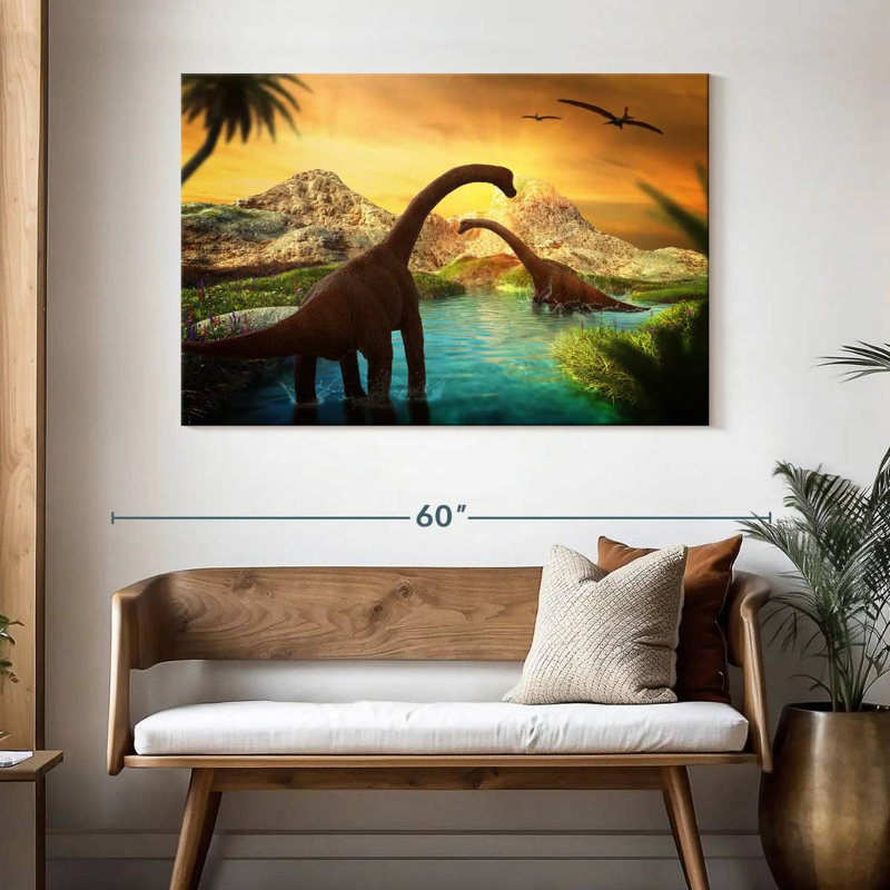 Sauropodes Brampt, H 32 po x l 48 po