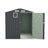 6X8ft Outdoor Steel Storage Shed With Clear Window, Lockable Doors, Compact Metal Tool Shed For Garden, Backyard, Patio, Utility, And Bike Storage-125097129