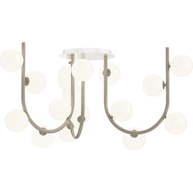 Contour MTO 18 - Light Flush Mount, Taupe