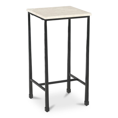 Table d'appoint Mota en marbre Botticino