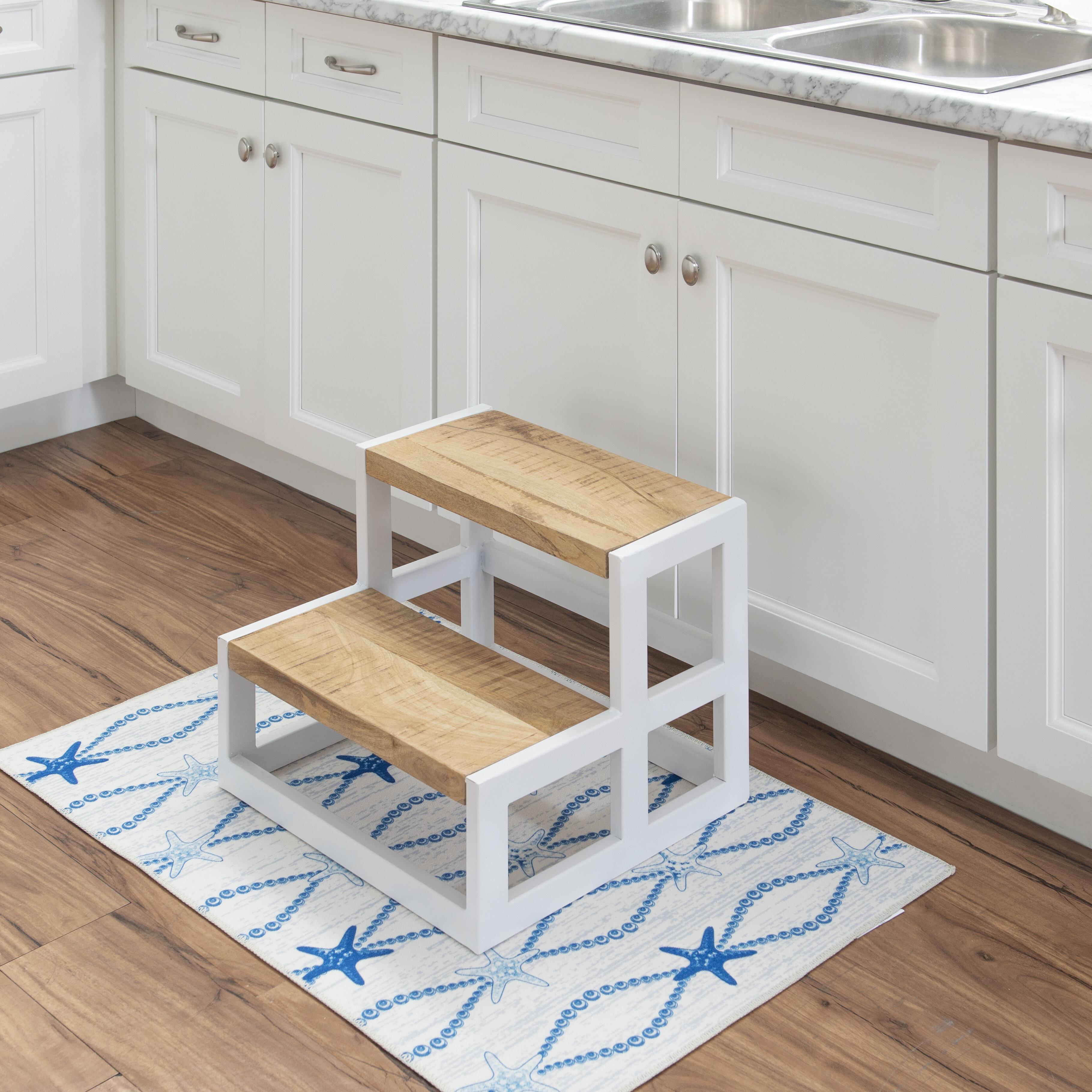 Add Color to an Unfinished Wood Step Stool