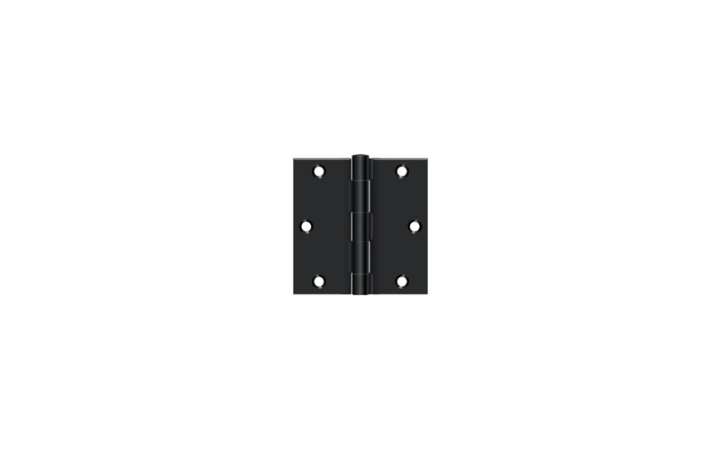 Steel Hinge, Paint Black