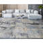 Handmade Silk and Wool Abstract Area Rug-69961805