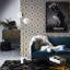 Estrella Cowhide Geometric Area Rug in Black-1517659575