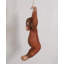 Monkey Baby Orangutan Hanging On Rope Statue