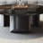 Simple round supercrystalline stone coffee table-103410543-103410546