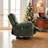 Chenille Upholstery Manual Massage Recliner Chair With Swivel Rocker Adjustable Positions Side Pocket-2096533613