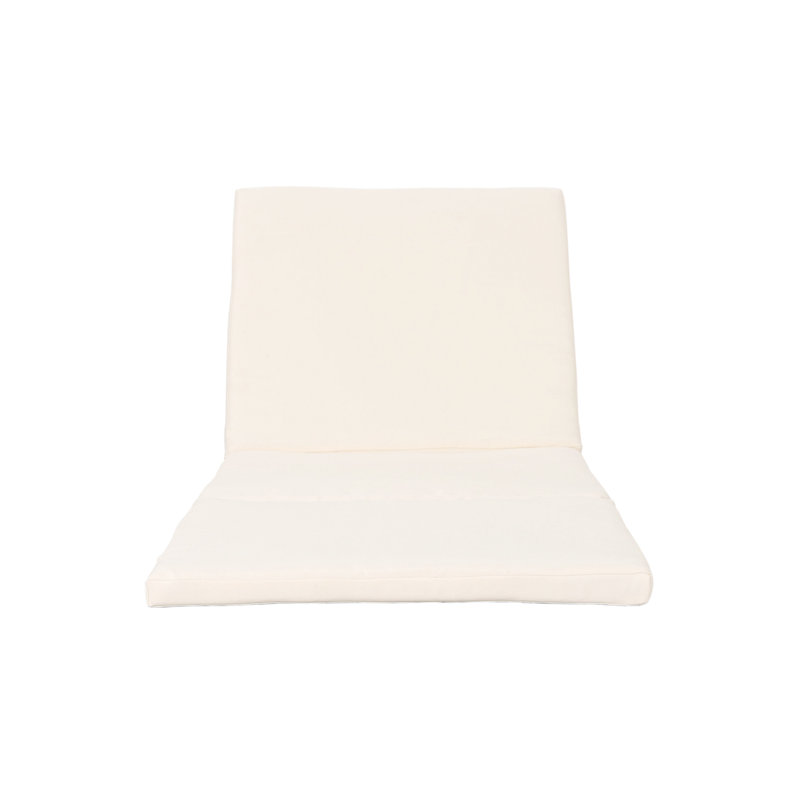Coussin d'extérieur de couleur crème, eau - P 78,79 po x l 24,81 po, H 1,95 po, aucun assemblage requis pour un moment de détente Coussin de véranda crème