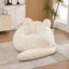 Grand canapé à billes en fausse fourrure sans os 41,7 po avec coussin de queue-1832621006
