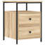 Dura 44cm W Iron Bedside Table-109785345