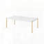 Table basse Daxton avec pieds en métal et plateau en bois