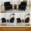 Chaise d'appoint rembourrée avec accoudoirs 28 po Jakeim-2031137344