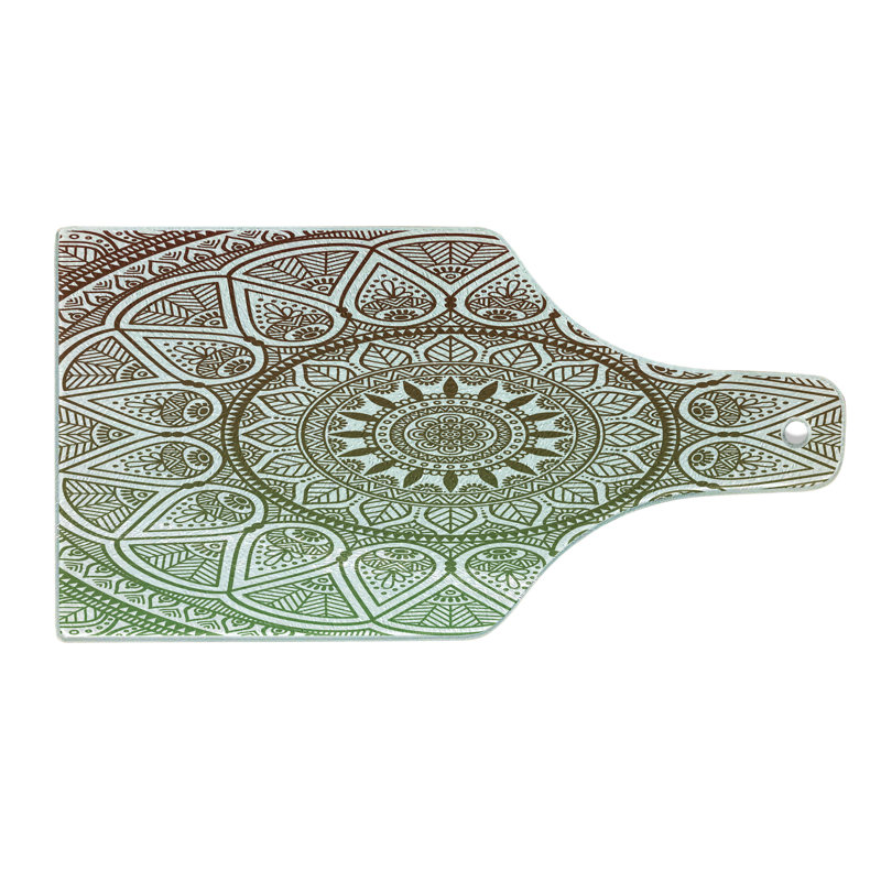 Planche à découper en verre trempé Ambesonne