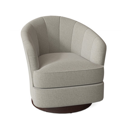 Fauteuil demi-tonneau pivotant de 28,75 po Conseilsy