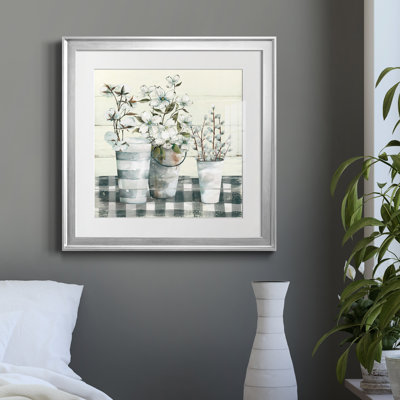 " Spring Gingham I " Painting Print