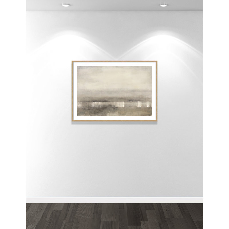 Équilibre équilibré I - Version paysage par Irena Orlov, L 41,5 po x H 29,5 po, Imprimé mat, Naturel