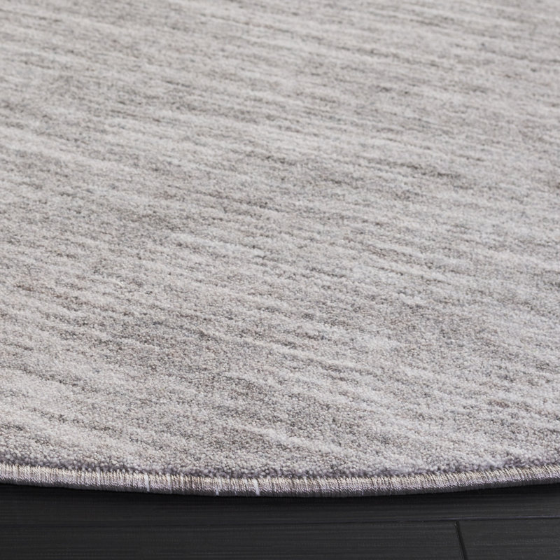 Jerald Performance Solid Color Rug, Round 6'7"