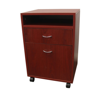 Koblas 1 - Drawer 1 - Mobile Printer Stand with Storage Cabinet