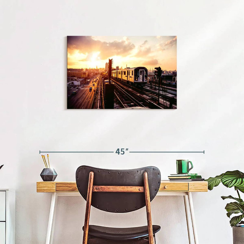 Mehar New York Train, 20'' H x 30'' W