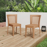 FARLEY STACKING SIDECHAIR,Set of 2,KD