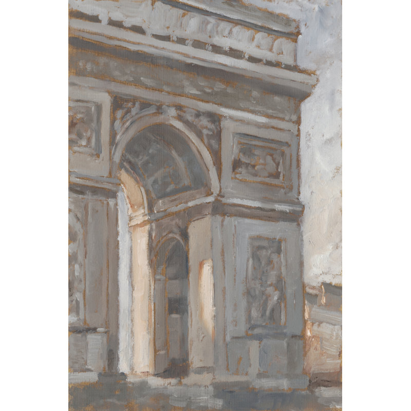 Parisian Dawn II - Wrapped Canvas Painting, 46cm H x 30cm W x 3.8cm D