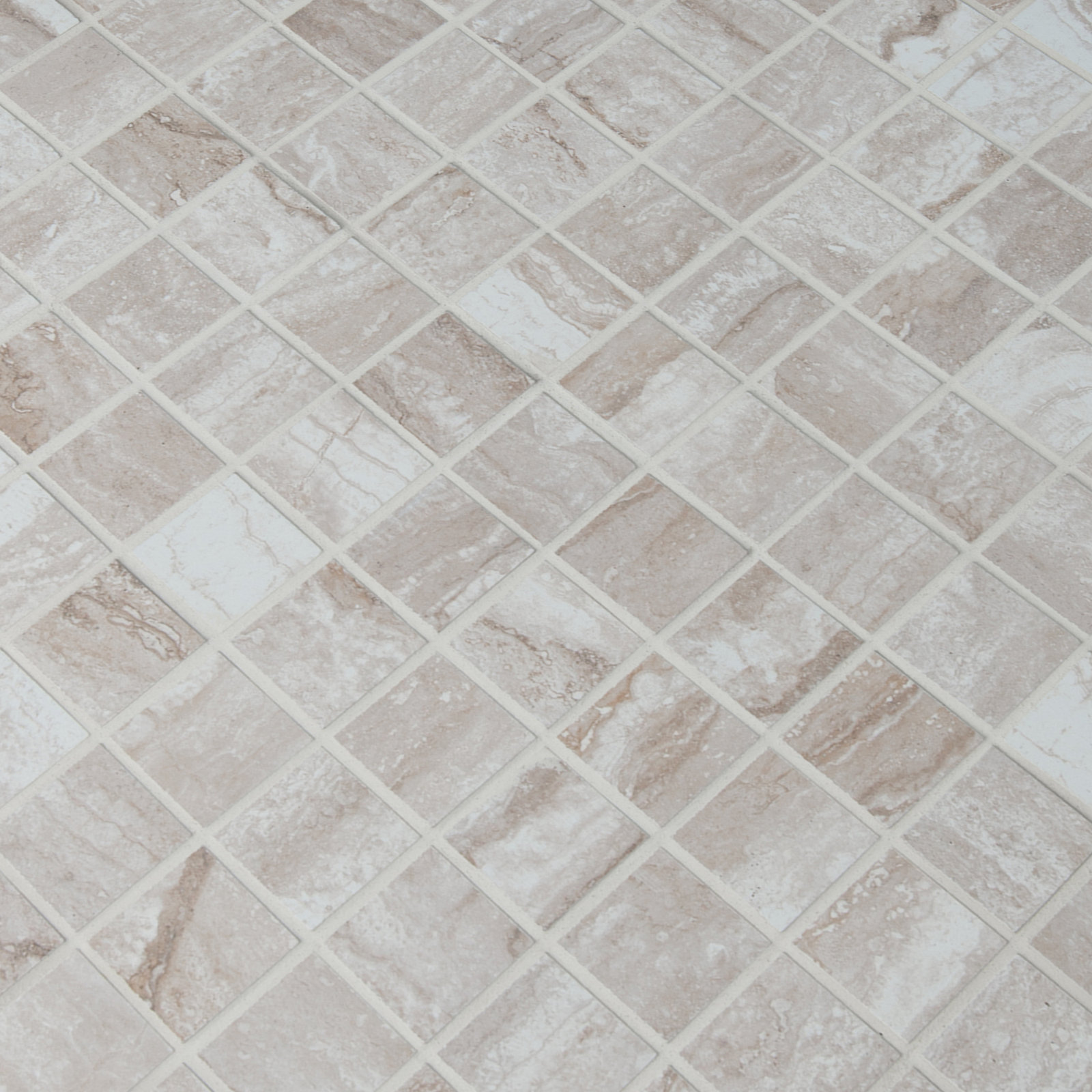 Beraldi 12 in. x 12 in. Matte Porcelain Mosaic Floor and Wall Tile, Travara