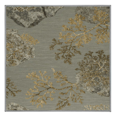 Machine Washable Nature Brown Area Rug
