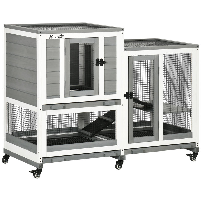 Cage à lapin d'intérieur
