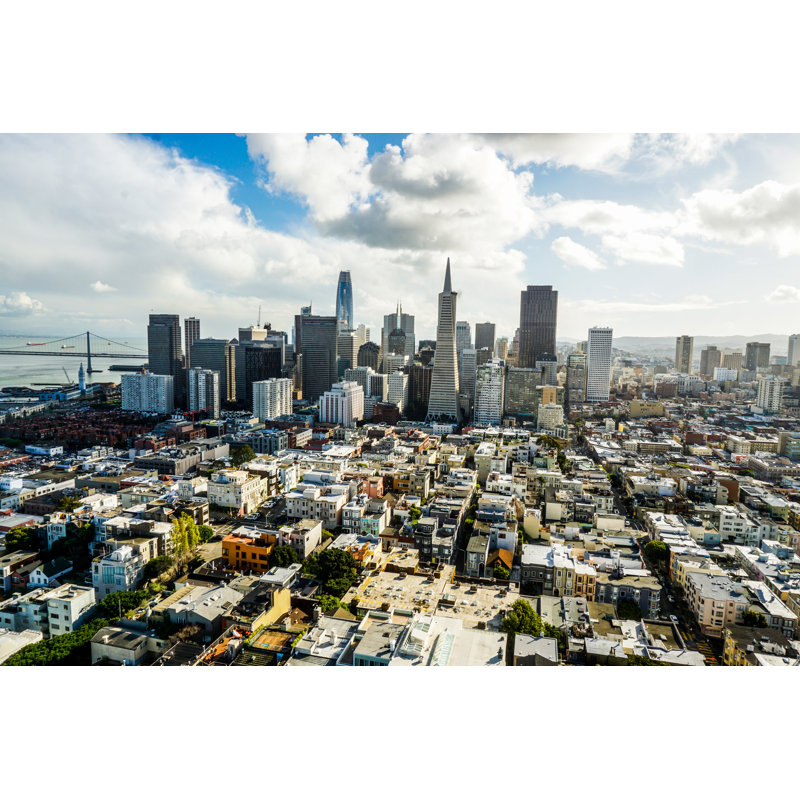 Jaymie San Francisco Skyline by Lucas Pokotylo - Wrapped Canvas Print, 20cm H x 30cm W x 3.8cm D