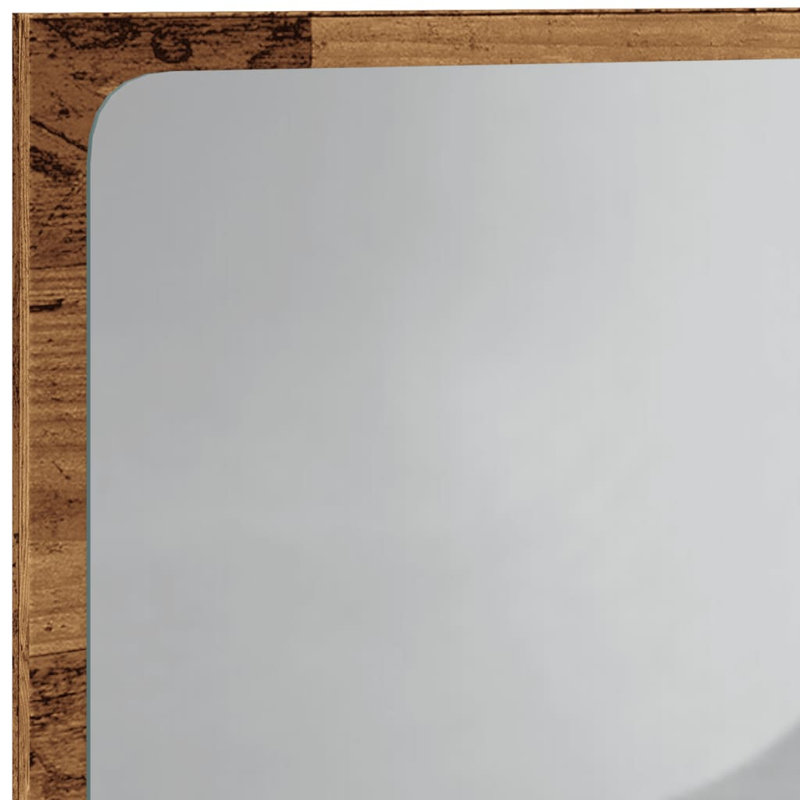Daequan Flat Mirror, Artisan Oak