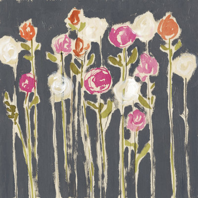 Laurel's Lollies II by Jennifer Goldberger - Wrapped Canvas Painting