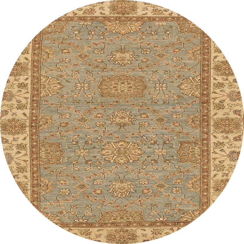 Tapis abstrait moderne 3574, Rond 6 pi