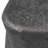 Abraham Tall End Table-Textured Black Concrete