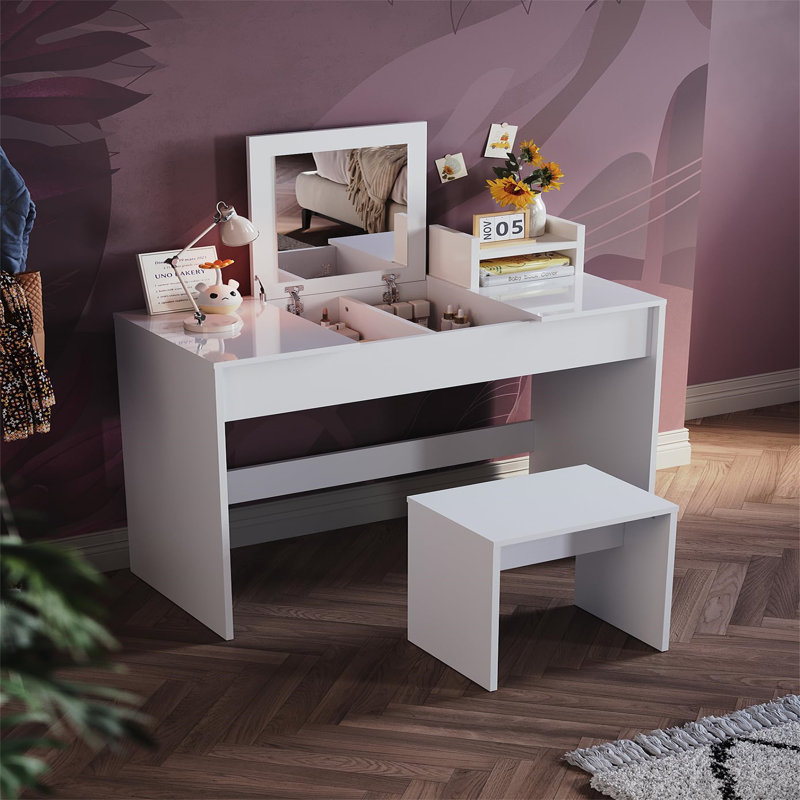 Caidance Dressing Table with Mirror