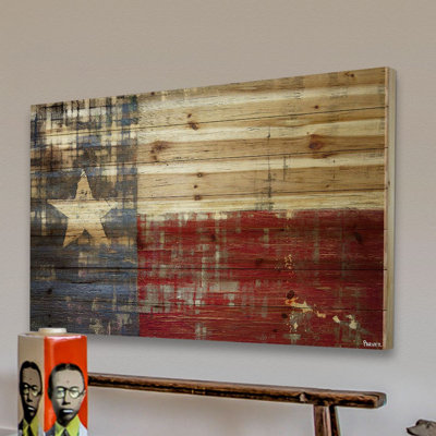 "Texas", reproduction d'art sur bois
