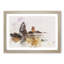 Rock Formations on a Beach in Oregon Watercolour - Picture Frame Graphic Art Print-56740773-56740774