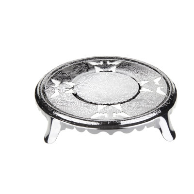 Queen Anne Decorative Silver Plated Tea Pot Stand