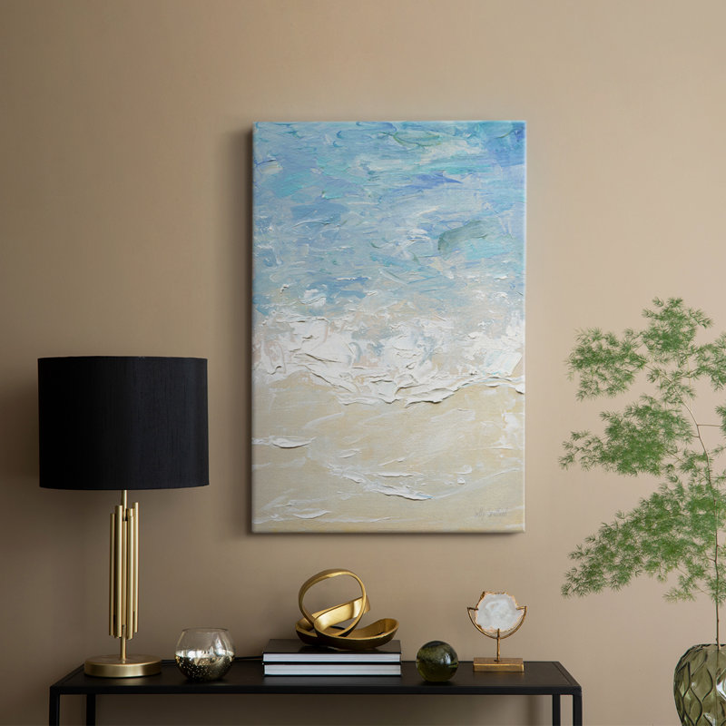 L'appel de l'océan - Cavas enveloppés de galerie, H 60 po x l 40 po