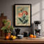 Carnation Arrangement Botanical - Framed Print-604477882-604477885