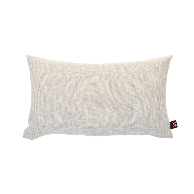 Mitre Rectangular Throw Cushion, Off White
