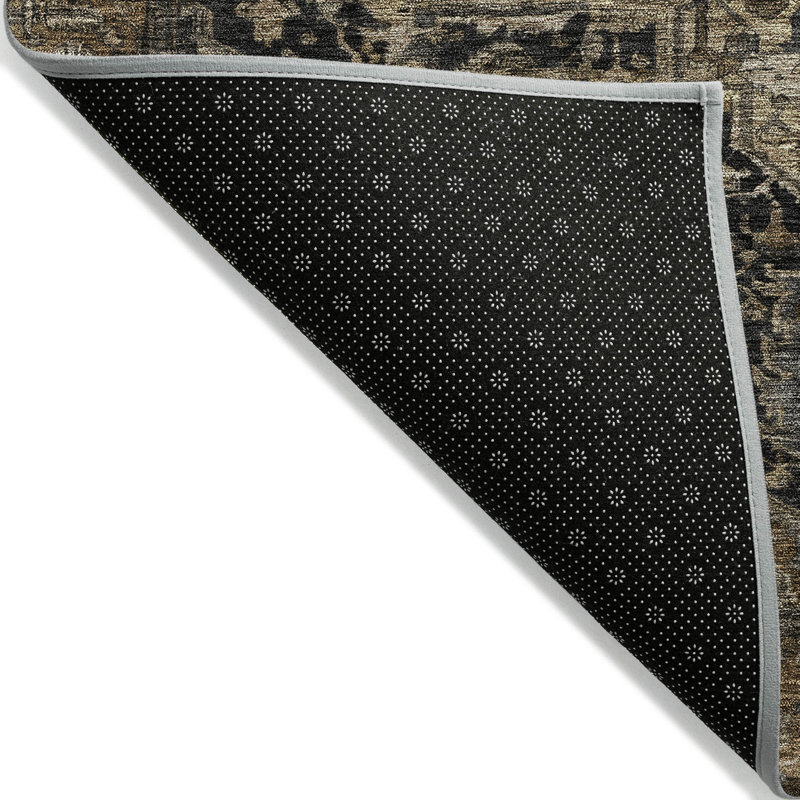 Tapis d'intérieur / extérieur brun Clarina, 8 pi x 10 pi